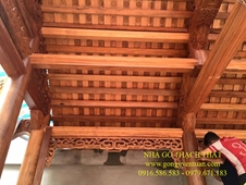 Thi công lắp ráp nhà thờ họ bằng gỗ tại Hà Nội